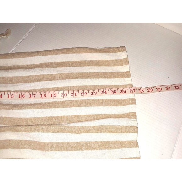 Love Tree Women’s Skirt Size Small Linen-Blend Paper Bag Waist Tan Boho Beach - Picture 3 of 6